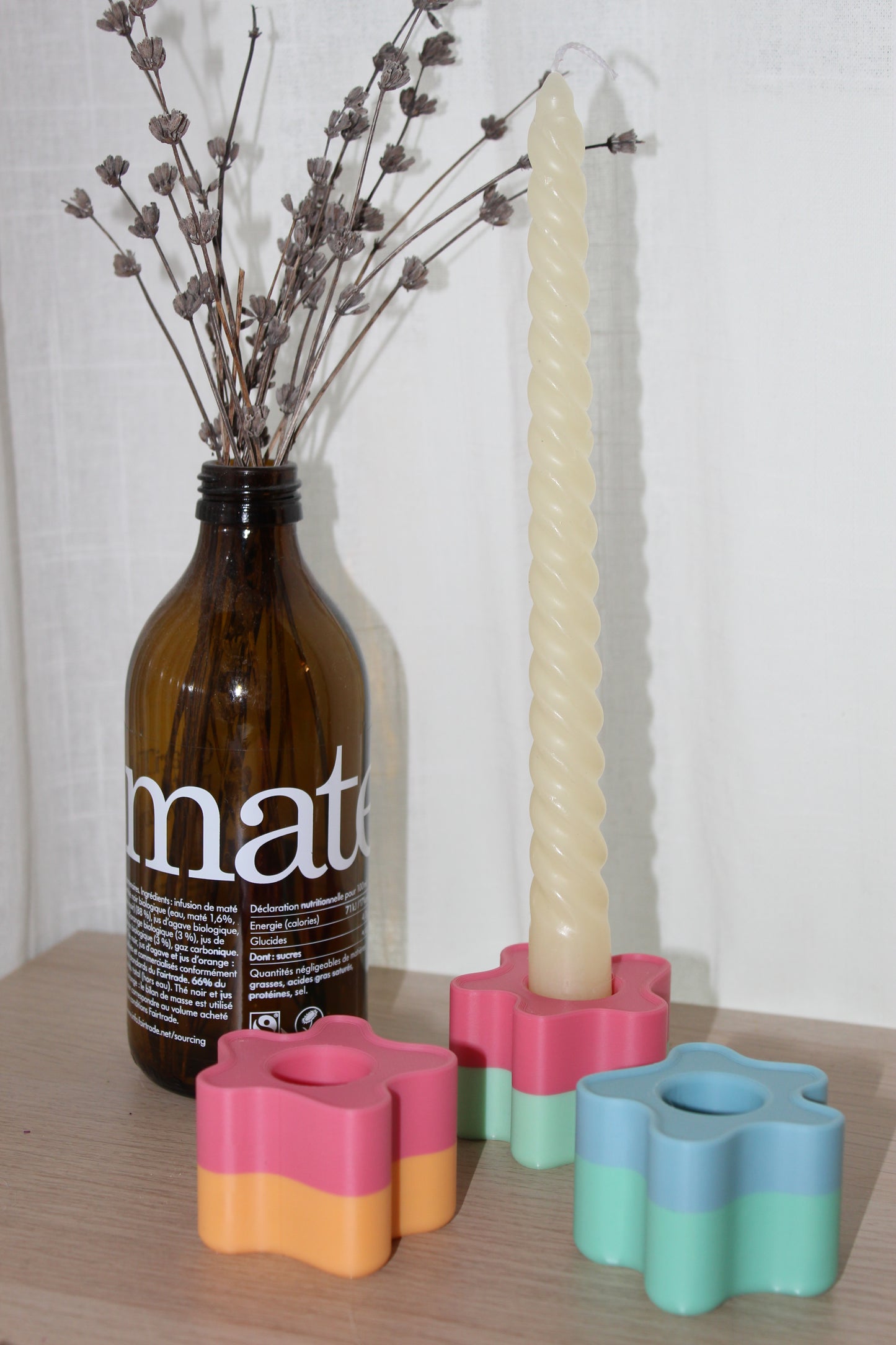 Mira - Le mini bougeoir bicolore